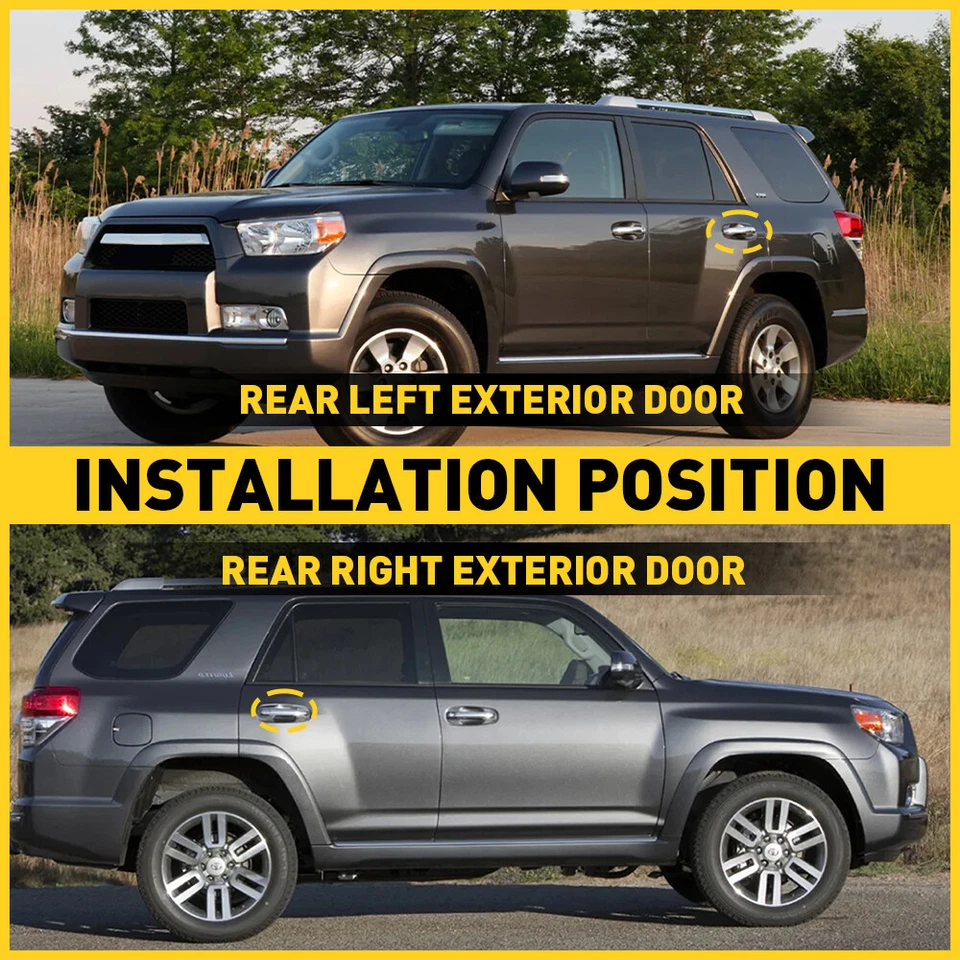 Outside handle door FIT Toyota 4Runner 2010-2016 Lexus GX460 rear left or right Foto 4 de 4
