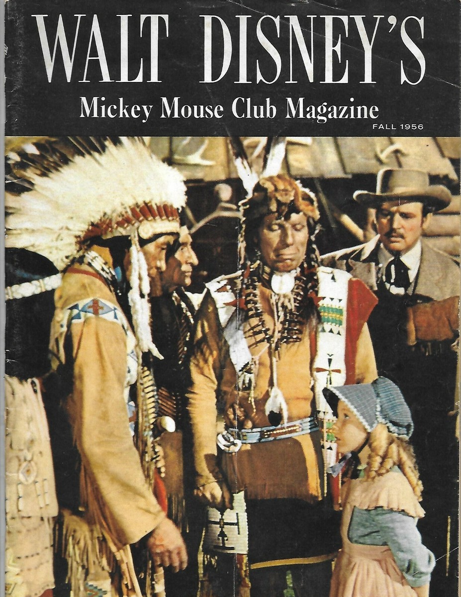 Mickey magazine 1956年　フランス Walt Disney's Mickey Mouse Club Magazine-Summer 1956-Annette