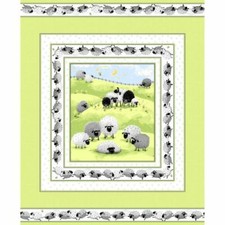 Lewe The Ewe From Susybee - Green Panel   SB20330-810