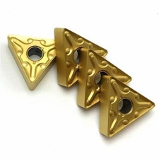 10pcs TNMG 332 MA 160408 TIN coating Carbide Inserts for CNC Lathe tool handle