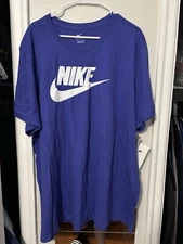 Nike Men's T-Shirt Athletic Logo Swoosh Printed Active Short Sleeve Tee 3XL NWT