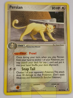 Persian  Delta Spezies 50/113  Uncommon  Pokemon  Englisch  EX