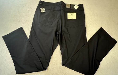 Brax Men's BX COOPER FANCY Regular Pants 38/34 Stretch Washable Dark Navy/Black