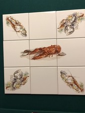 Backsplash Large 9 piece SEALIFE MURAL. New Never installed. SALE WAS 75  W5.