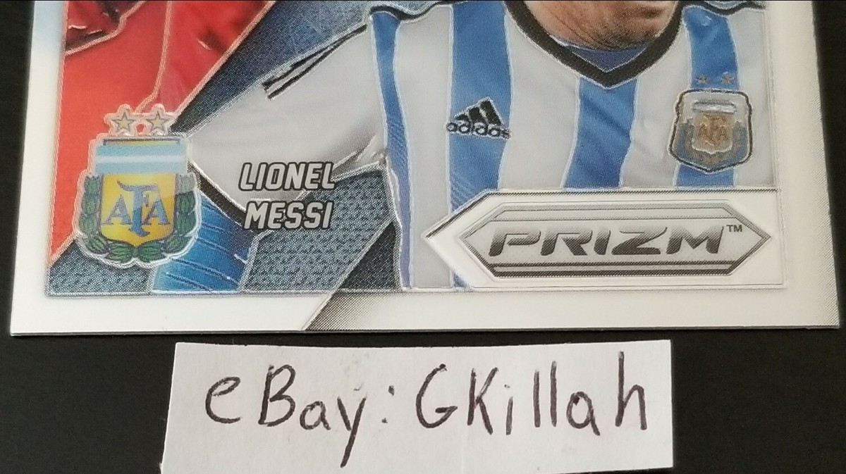 2014 Panini Prizm World Cup Matchups Lionel Messi Cristiano