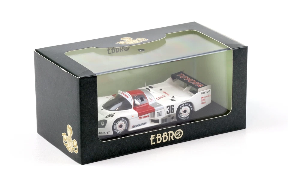 1:43 Ebbro Toyota Tom ´ S 86C Wec Giappone 1986 Fuji Nakajima / di Lee / Sekiya - Immagine 3 di 3