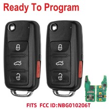 2prox Remote Key Fob For Vw Volkswagen Beetle Passat Cc Jetta 2011-17 Nbg010206t 2prox Remote Key Fob For Vw Volkswagen Beetle Passat Cc Jetta 2011-17 Nbg010206t