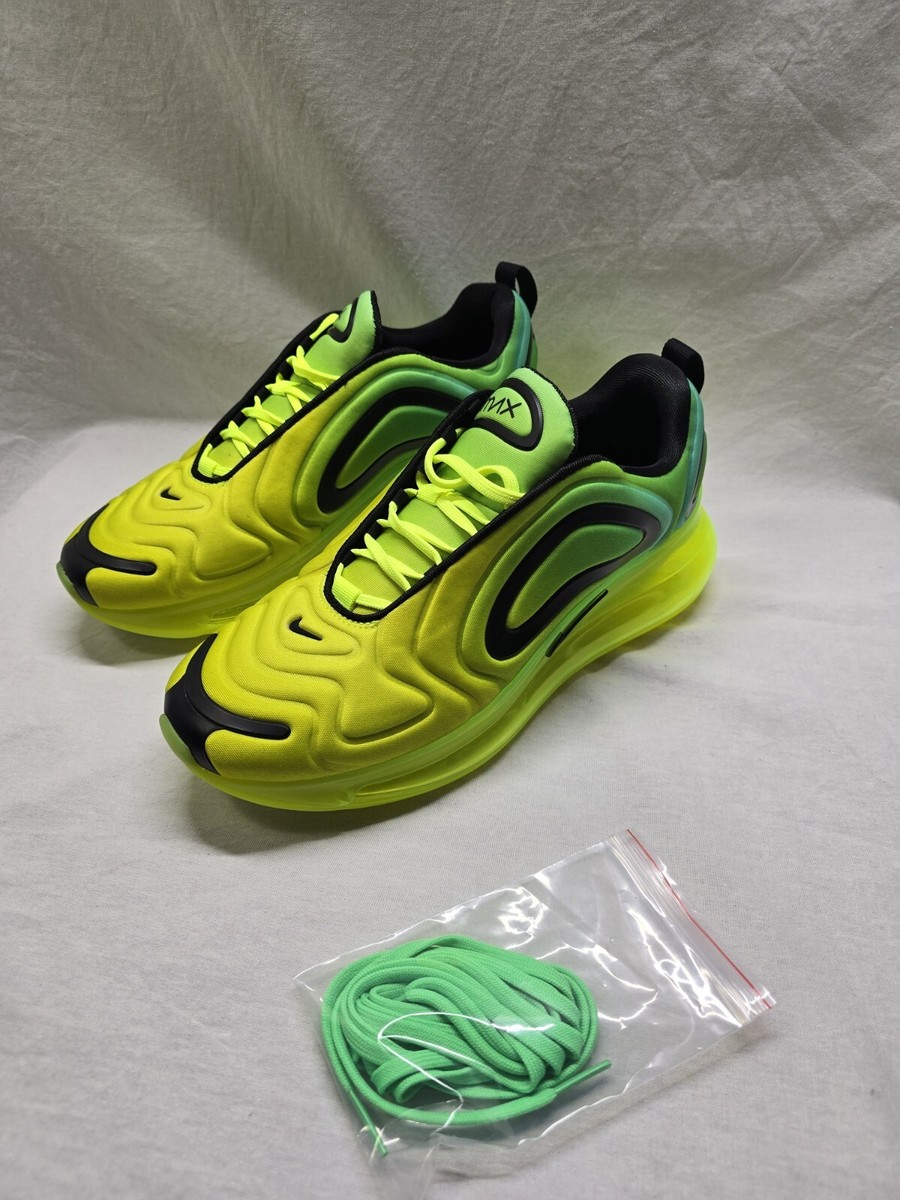 Size 8.5 - Nike Air Max 720 Volt Green Color: Volt/Green/Black