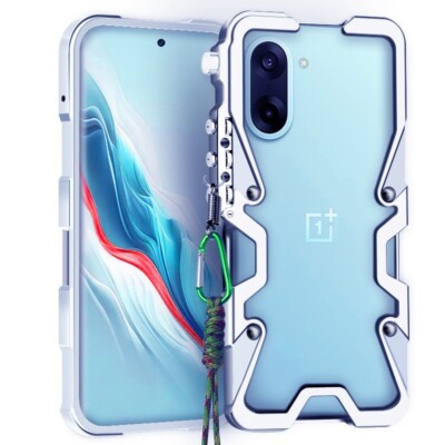 For OnePlus Ace 5 Racing Armor Screw Aluminum Metal Frame Bumper