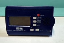 Korg MA-30 Pocket Digital Metronome - TESTED WORKING Blue Ultra Compact