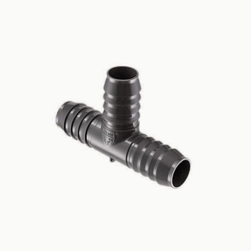 PVC Tee Barbed Fitting 1-Inch Insert - SCH 40 Barbed Hose Tee - Picture 4 of 5