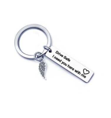Schlüsselanhänger Drive Save  I Need You here with me Drive Save- Engelsflügel