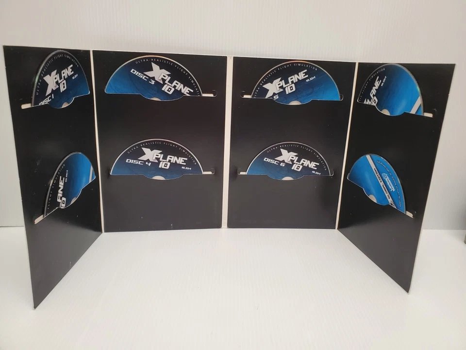 DVD ROM de simulación de vuelo XPlane 10 edición global ultra realista 2011, 8 discos Foto 2 de 4