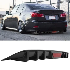Car Rear Bumper Diffuser Lip Spoiler Splitter Body Kit For Lexus IS250 IS350