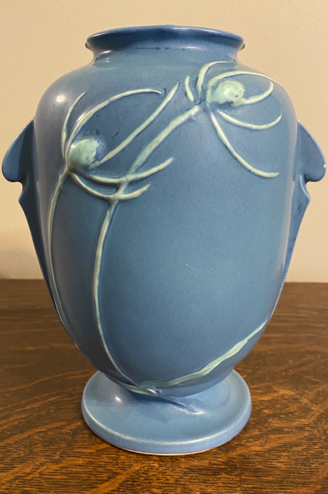 Roseville Pottery Rare Trial Glaze Teasel Vase 8848" eBay