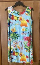 VTG Jams World Colorful Hawaiian Aloha State Island Life Sleeveless XS Rayon