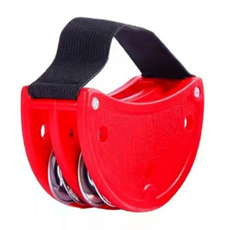 Foot Tambourine Foot Shaker Percussion Pedal Foot Drum with Steel Bells