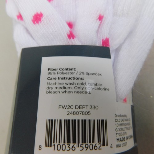 4 Pair Girls Knit Tights Socks Pink Hearts & Unicorn Print 7-8 L/XL #968 - Picture 8 of 8