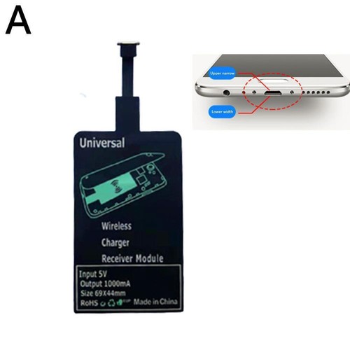 Wireless Adapter Charger Receiver For Android Type-c Charging /Neu - Bild 9 von 16