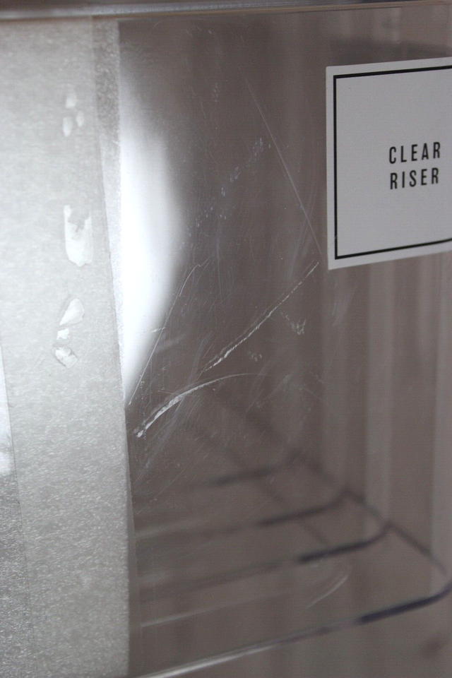 NEW ~ Horizon 2 Sets of 2 Ct Clear Risers for Display Acrylic Clear ...