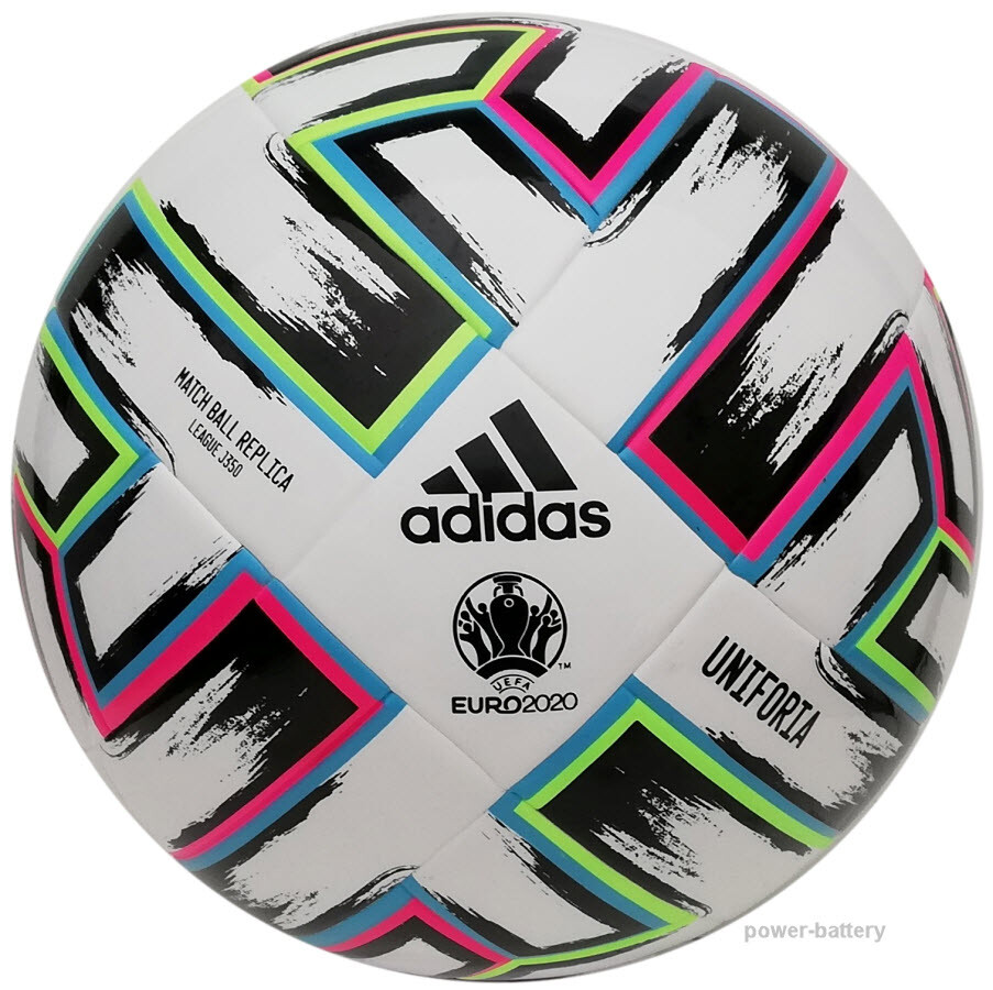 adidas Uniforia League J350 Ball - White/Black/Signal Green/Bright Cyan,  Größe 5 online kaufen | eBay