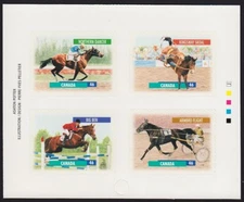 CANADIAN HORSES = BK PAGE WITH COLOUR ID MARKS  Canada 1999 1798a MNH