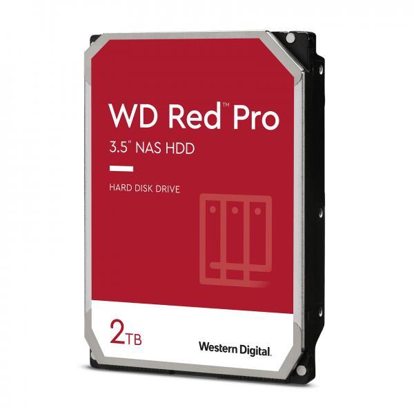 WESTERN DIGITAL HDD RED PRO 2TB 3,5 7200RPM  SATA 6GB/S BUFFER 64MB