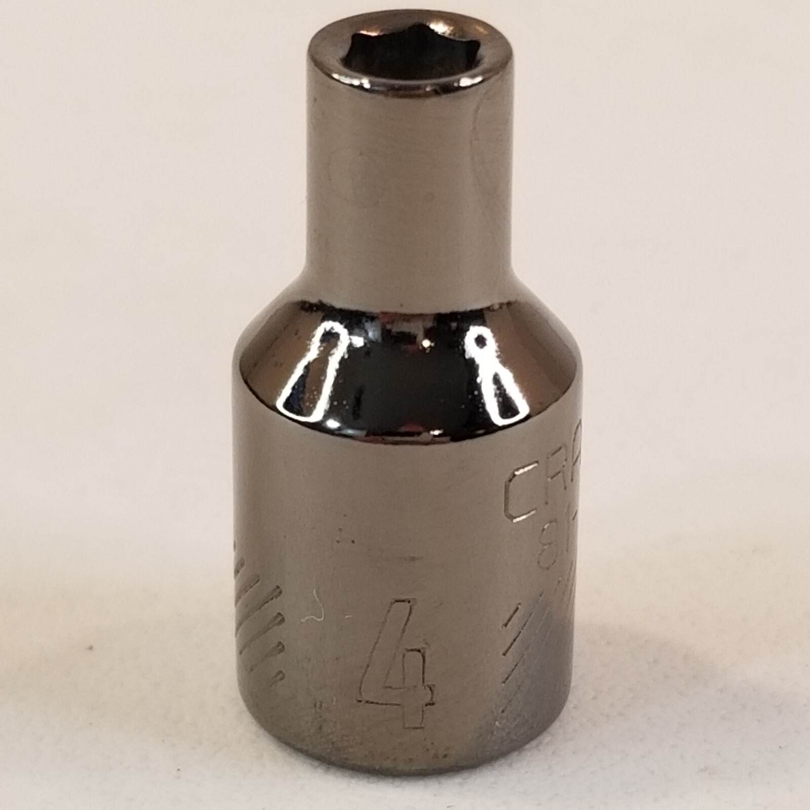 Craftsman 4mm 6 Point 1/4" Drive Gunmetal Shallow Socket 81750GM p eBay