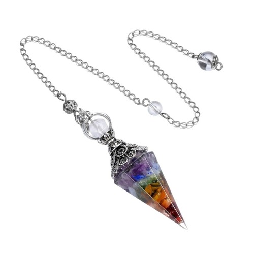 Lazuli Healings Stone Pendulums Hexagonal Crystal for Divination - Picture 12 of 15