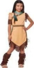 GIRL'S NATIVE AMERICAN PRINCESS CHILD COSTUME