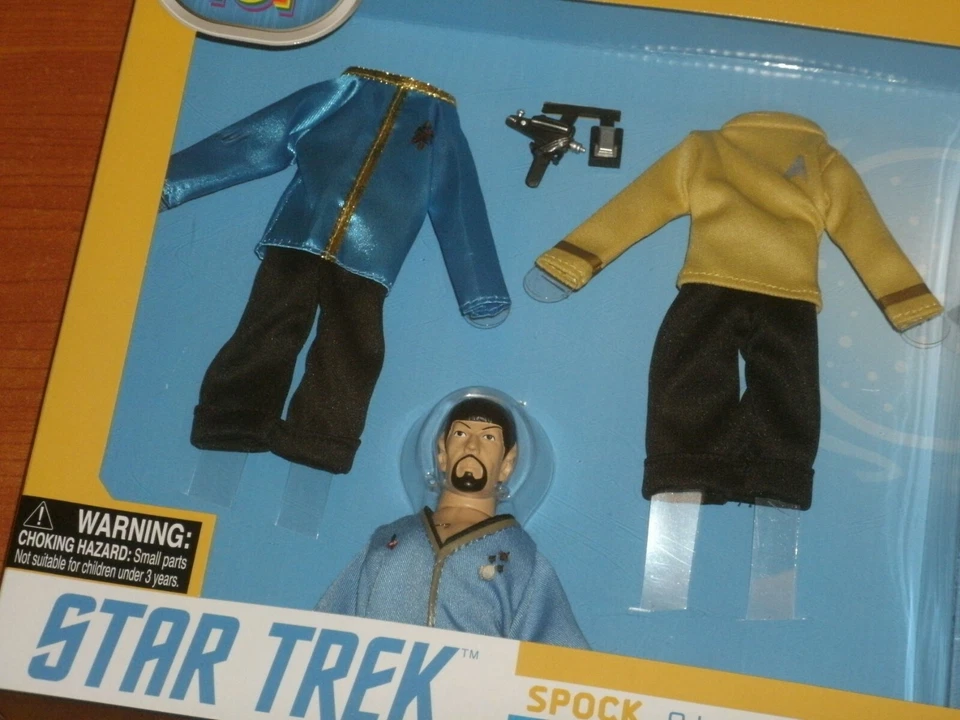Star Trek: MR. SPOCK Set de Regalo Mego 2020 8" Figura de Acción Vestido Uniforme Inc.  Foto 3 de 4