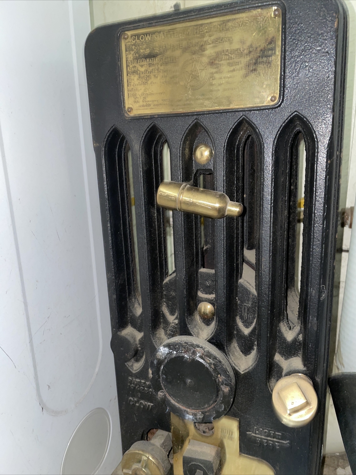 Clow Gasteam Antique Cast-Iron Radiator | eBay