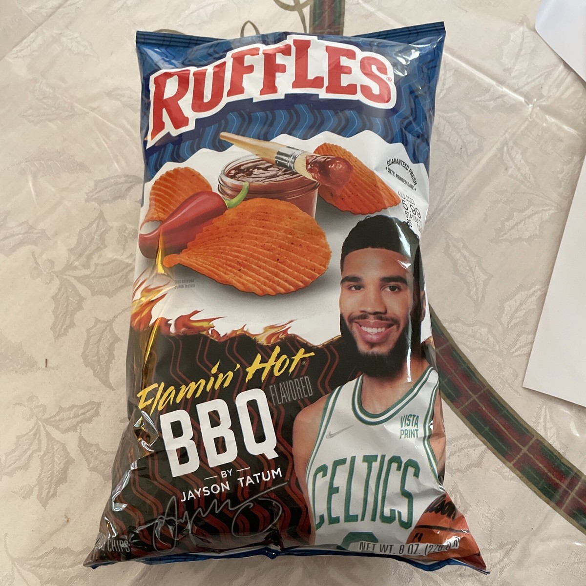 Jason Tatum Rare Hot BBQ Potato Chips Boston Celtics sealed