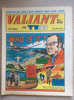 Valiant and TV21 15/4/72 Star Trek, Raven On The Wing, Fleetway UK Comic