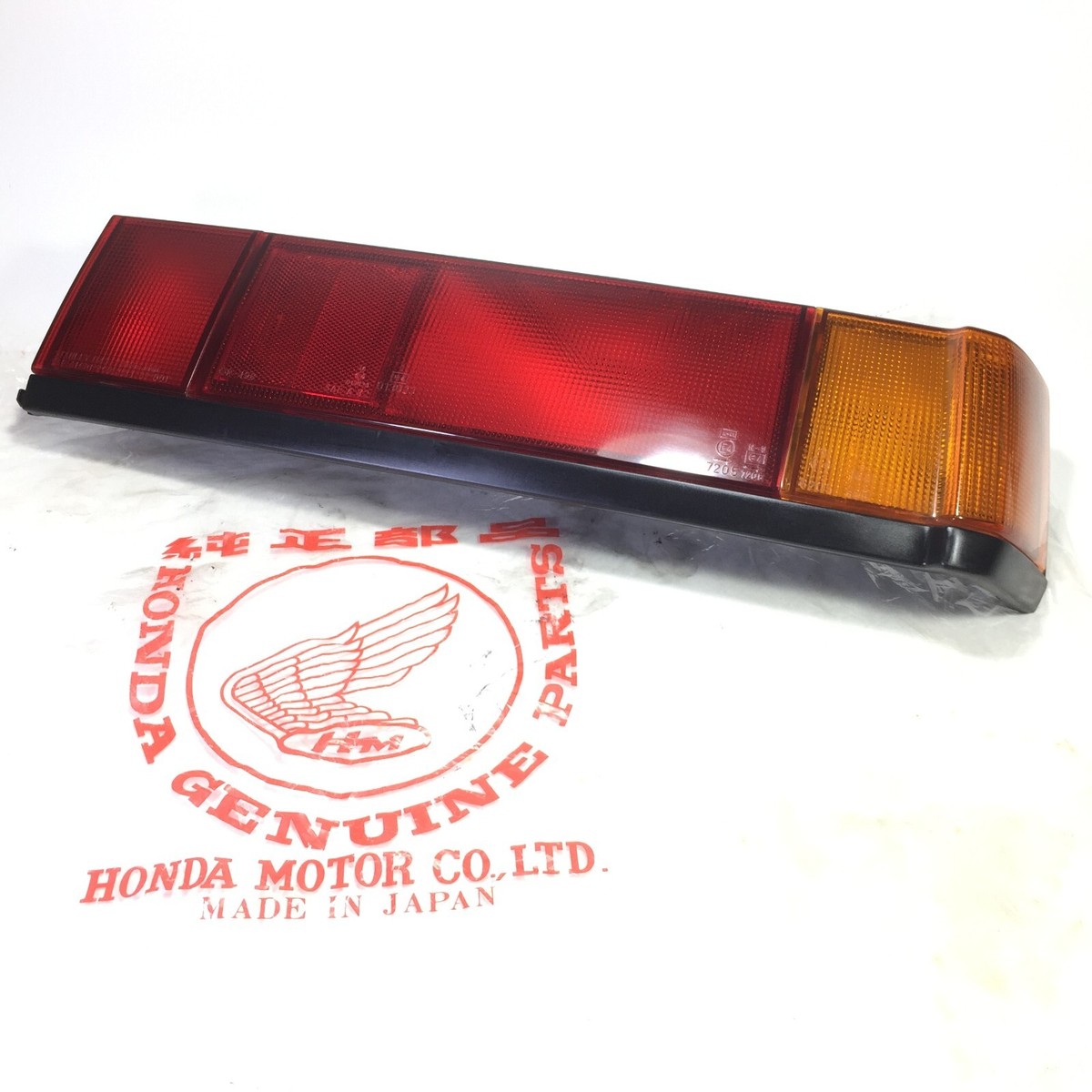 レトロ 赤黒 国鉄赤色尾灯 Genuine Honda Civic SB3 Tail Light 1985-1987 Hatchback RH side NOS
