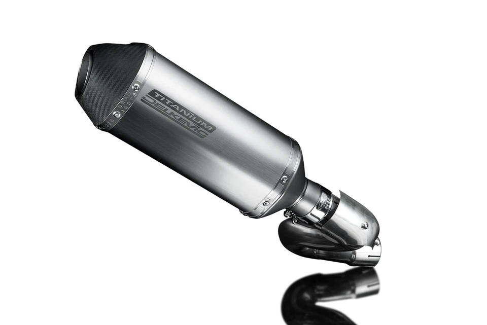 Aprilia Tuono V4 1100RR 2015-2016 Slip On 10" X-Oval Titanio Escape Silenciador Ki Foto 2 de 4