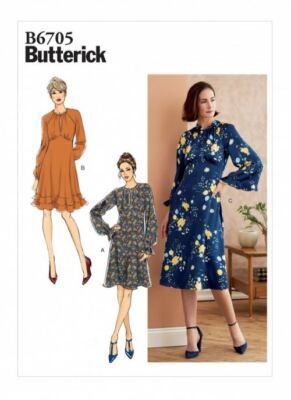 Butterick Schnittmuster 6705 E5 (14-16-18-20-22)