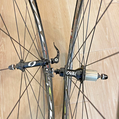 Oval Concepts 745 Carbon Road Wheelset Aero Deep 700c QR Tires | eBay