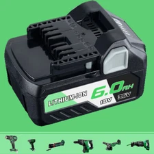 Battery For Metabo HPT 6.0Ah 36V/18V BSL36A18 Li-Ion Multi Volt 372121M BSL36B18