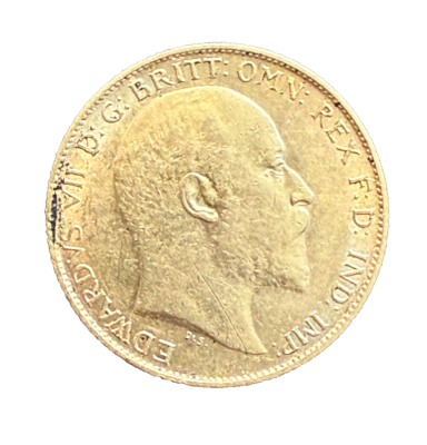 Great Britain 1907 Gold 1/2 Sovereign AU Edward VII | eBay