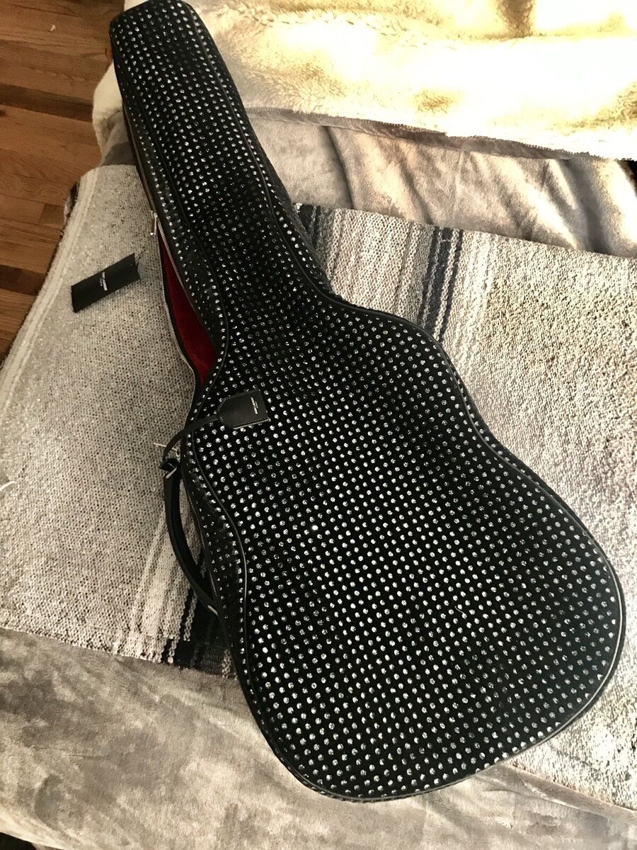 Rare Saint Laurent Velvet Electric Guitar Case New with Tags Rare Saint Laurent Velvet Electric Guitar Case New with Tags