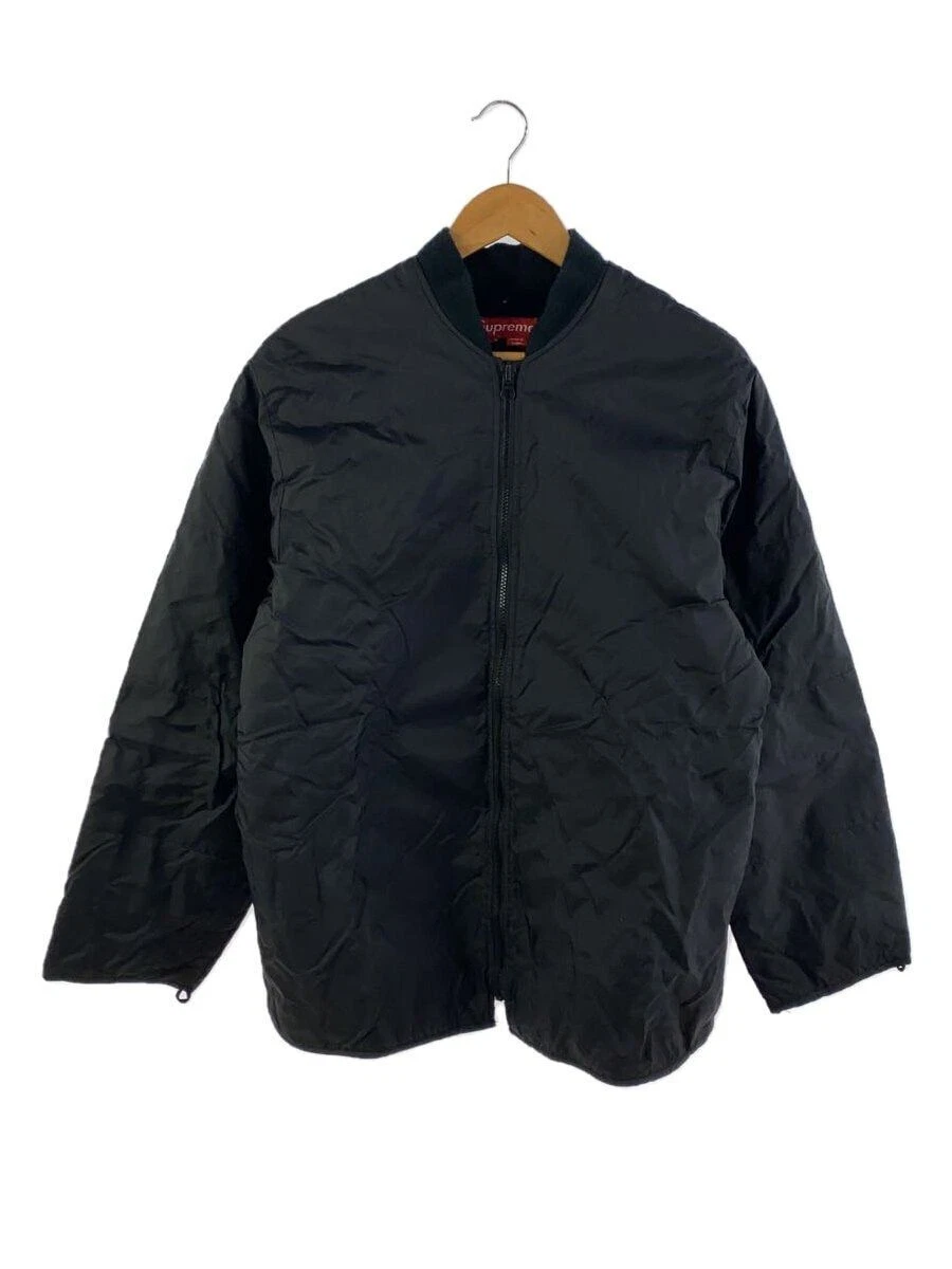 Giacca Supreme Altro XL Cotone Nero Tinta Unita Usata