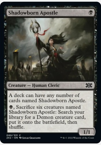 【MTG】影生まれの使徒　secret lair　SLD　No.683 MTG Foil Shadowborn Apostle (683) - Secret Lair Drop Series