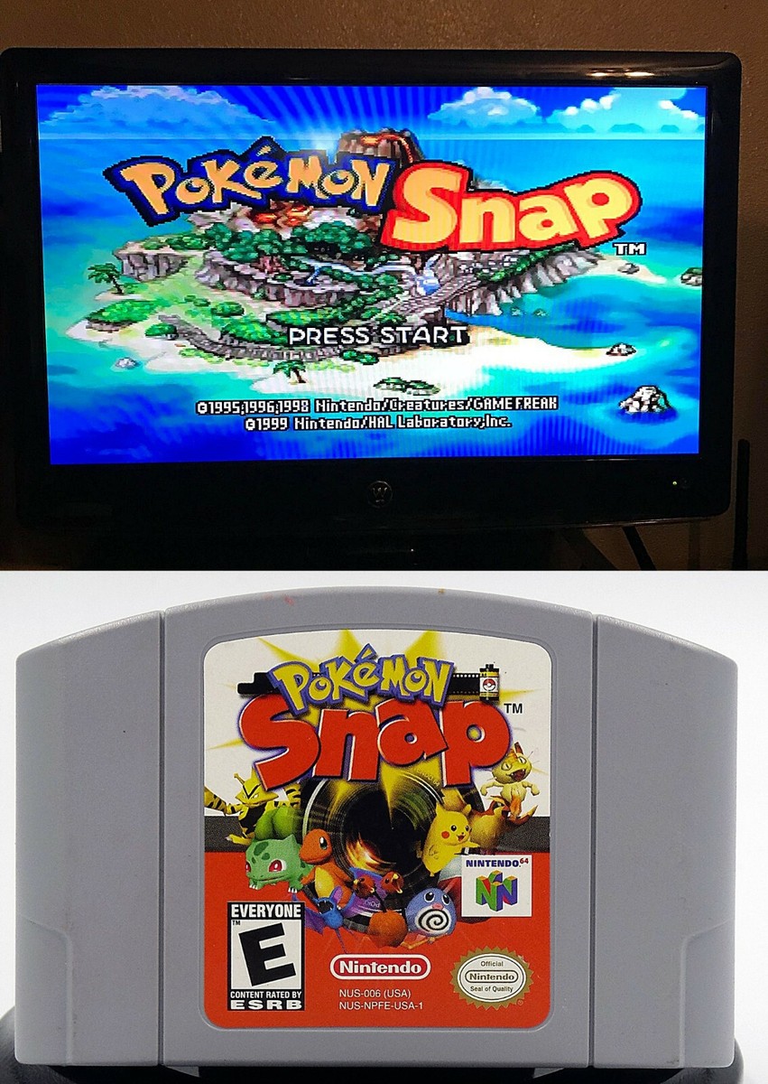 Pokémon Snap Video Game Cartridge Nintendo 64 N64 - Tested/Works