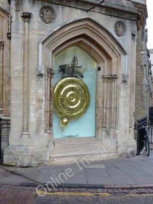 Photo 6x4 The ''Corpus Clock'' Cambridge/TL4658 This bizarre timepiece i c2011