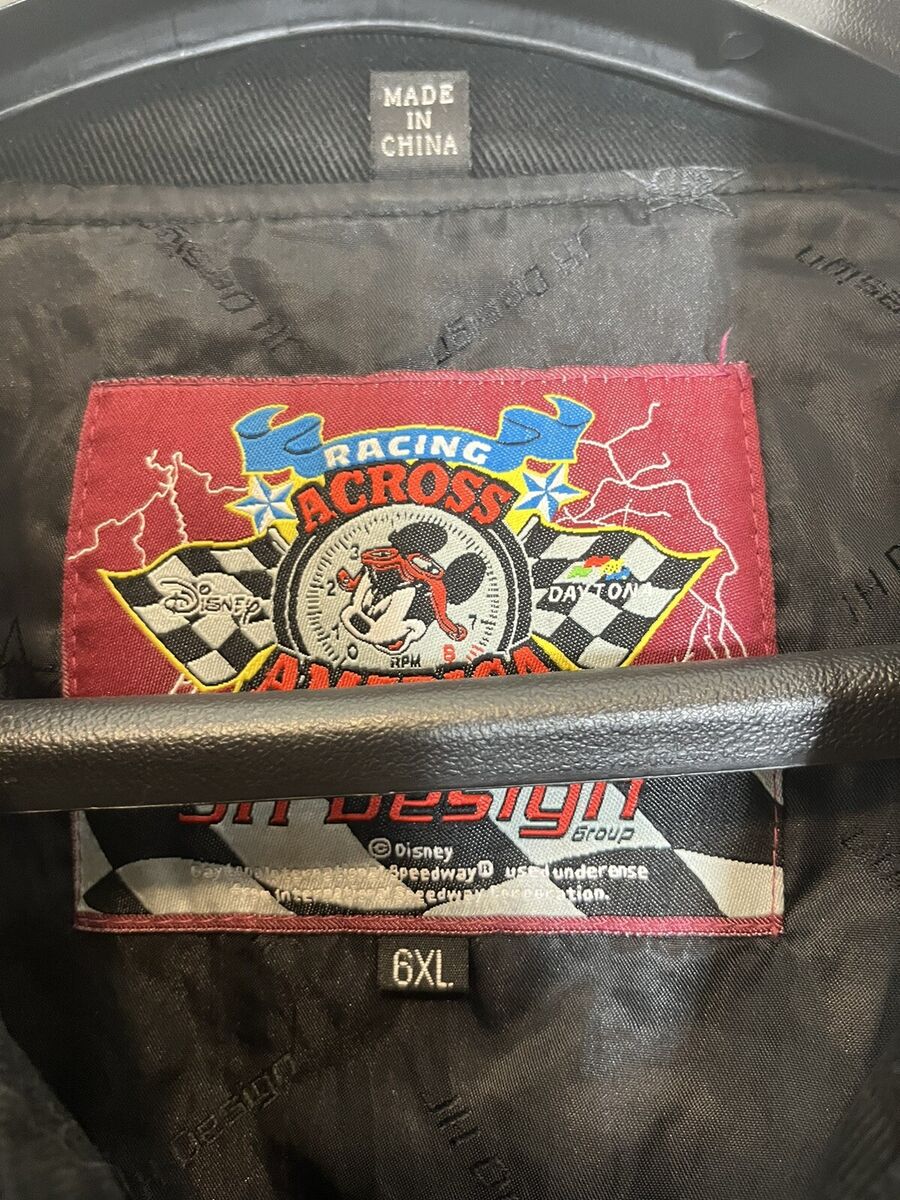 Mickey Mouse Racing Across America Jacket NASCAR Daytona Mickey Mouse Racing Across America Jacket NASCAR Daytona