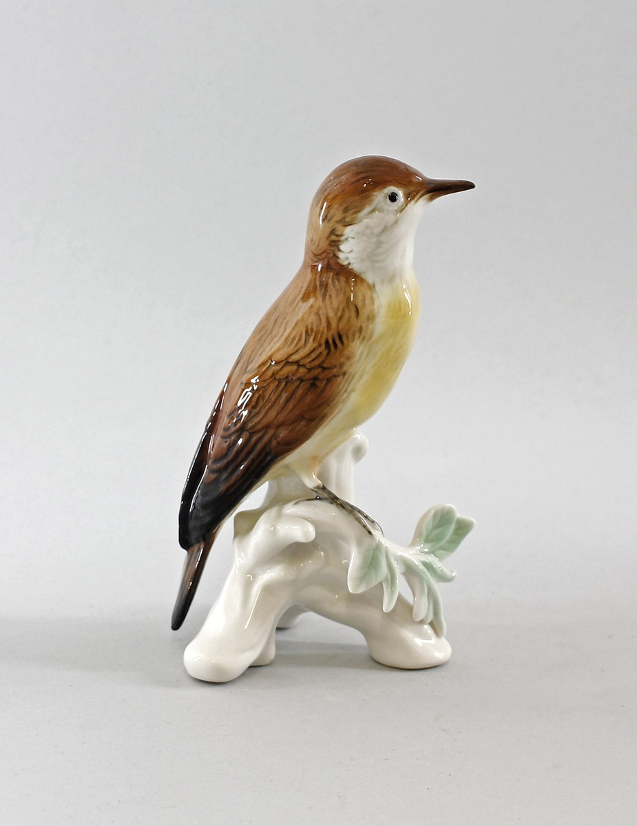 9997569-d Porcelain Figurine Ernst Bohne Bird Flycatcher H13cm | eBay
