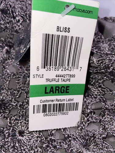 INC international concepts Grey Lace Sleevless Party Prom Bling Dress Jr. Sz. L - Foto 2 di 9