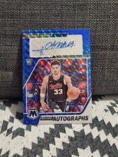 2023-24 Panini Mosaic Rookie Autographs Blue 01/49 Toumani Camara RC Blazers #25
