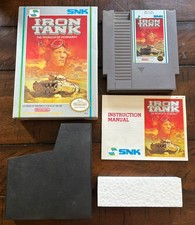Iron Tank (Nintendo, NES) Complete in Box CIB w/ Manual, Foam - Tested